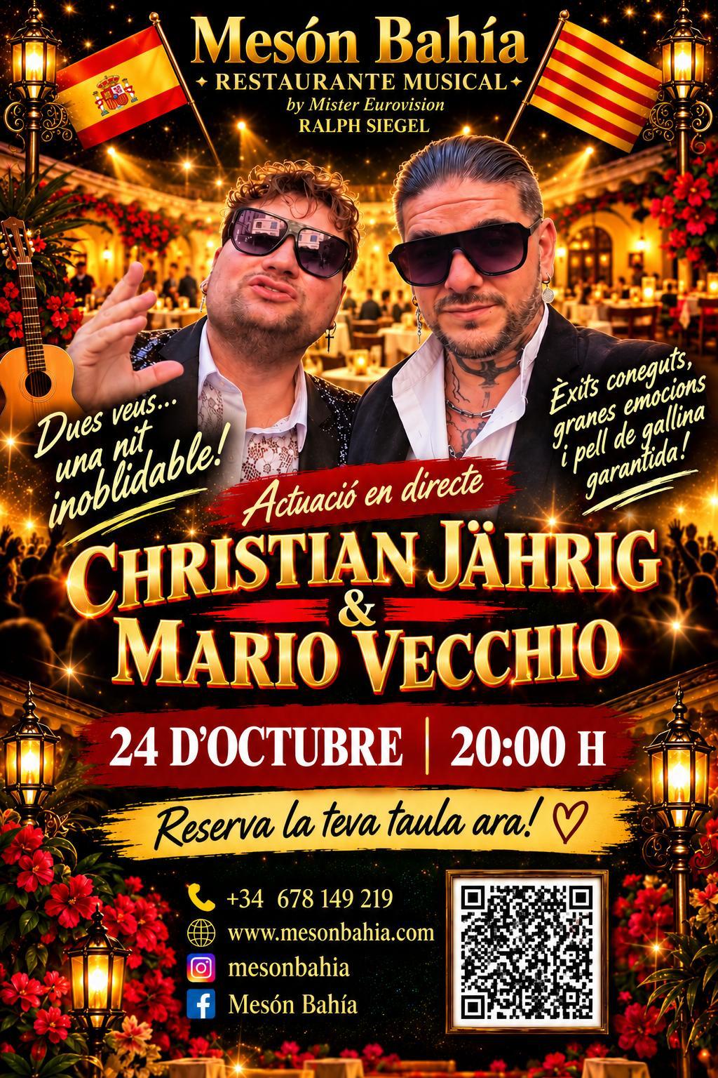 Christian Jährig & Mario Vecchio live am 24. Oktober um 20 Uhr