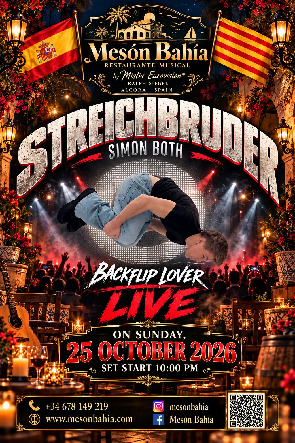 Streichbruder Simon Both live am 25. Oktober, Set-Start 22 Uhr
